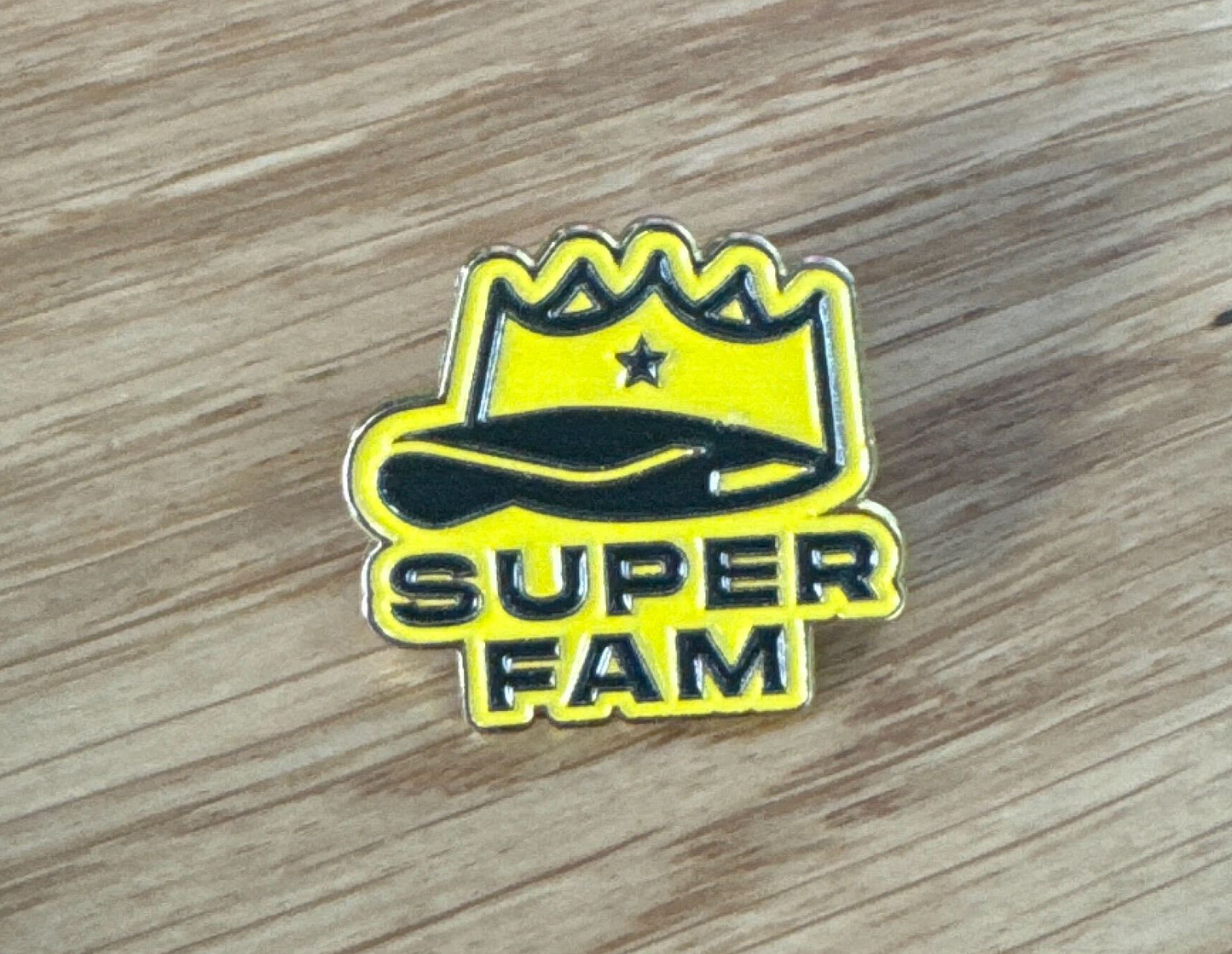 Snapback Sports Corduroy Hat and SuperFam Pin