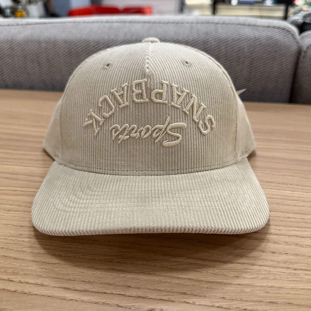 Snapback Sports Corduroy Hat