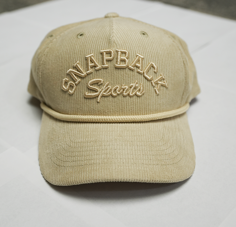 Snapback Sports Corduroy Hat